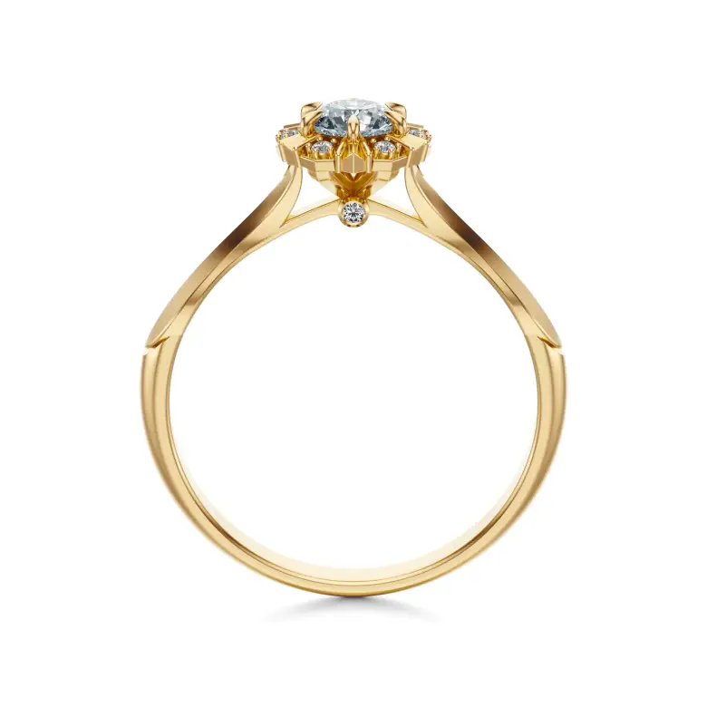 Pierścionek zaręczynowy z diamentami AJPZ_082